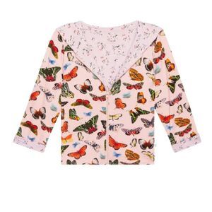 Posh Peanut Kids' Long Sleeve Reversible Hoodie  6-12 New with tags